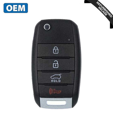 2015-2020 Kia / 4-Button Flip Key / PN: 95430-C5100 / OSLOKA-910T (OEM Recase) 2015-2020 Kia / 4-Button Flip Key / PN: 95430-C5100 / OSLOKA-910T (OEM Recase)