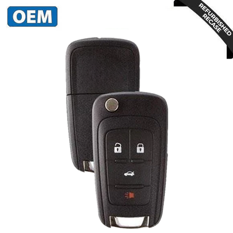 2010-2021 Buick Lacrosse / 4-Button Flip Key / PN: 5912555 / OHT01060512 (OEM Recase) 2010-2021 Buick Lacrosse / 4-Button Flip Key / PN: 5912555 / OHT01060512 (OEM Recase)