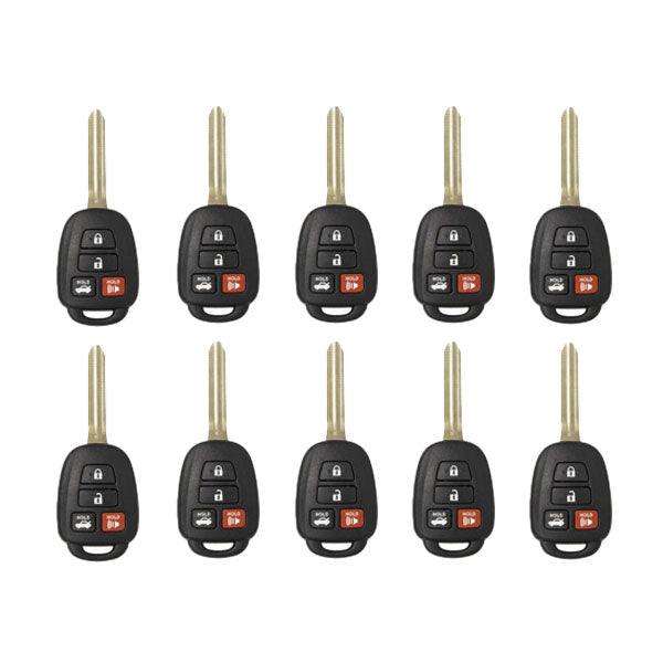 50 x 2014-2018 Toyota Camry / 4-Button Remote Head Key / HYQ12BDM (H Chip) (AFTERMARKET) (Bundle of 50)
