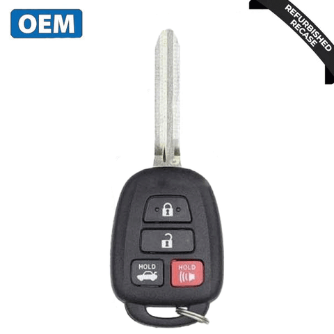 2014-2019 Toyota Corolla / 4-Button Remote Head Key / PN: 89070-06421 / HYQ12BEL (4D H) / Board 3710 (OEM Recase) 2014-2019 Toyota Corolla / 4-Button Remote Head Key / PN: 89070-06421 / HYQ12BEL (4D H) / Board 3710 (OEM Recase)