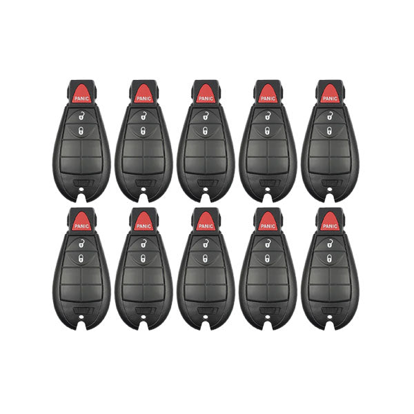 50 x 2008-2017 Chrysler Dodge Jeep VW / 3-Button Fobik Key/ M3N5WY783X / 433 MHz (AFTERMARKET) (Bundle of 50)