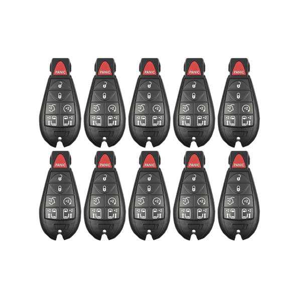 50 x 2008-2018 Chrysler Dodge VW / 7-Button Fobik Key / M3N5WY783X / 433 MHz (AFTERMARKET) (Bundle of 50)