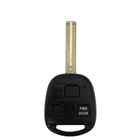 Lexus 2004-2009 / 3-Button Remote Head Key / PN: 89070-48821 / HYQ12BBT / (AFTERMARKET) Lexus 2004-2009 / 3-Button Remote Head Key / PN: 89070-48821 / HYQ12BBT / (AFTERMARKET)