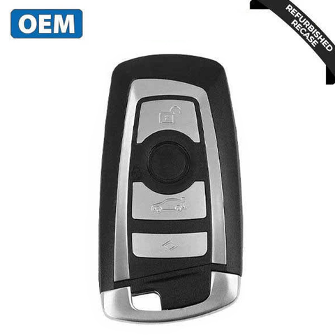 2009-2018 BMW / 4-Button Smart Key / PN: 9266843-01 / YGOHUF5662 (OEM Recase) 2009-2018 BMW / 4-Button Smart Key / PN: 9266843-01 / YGOHUF5662 (OEM Recase)