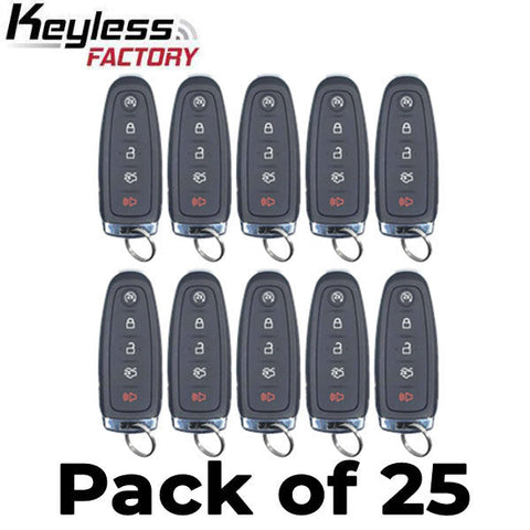 25 x 2011-2020 Ford / 5-Button PEPS Smart Key / PN: BT4T-15K601-HC / M3N5WY8609 (AFTERMARKET) (Bundle of 25) 25 x 2011-2020 Ford / 5-Button PEPS Smart Key / PN: BT4T-15K601-HC / M3N5WY8609 (AFTERMARKET) (Bundle of 25)