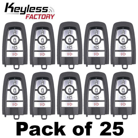 25 x 2017-2022 Ford / 4-Button Smart Key / M3N-A2C93142300 (AFTERMARKET) (Bundle of 25) 25 x 2017-2022 Ford / 4-Button Smart Key / M3N-A2C93142300 (AFTERMARKET) (Bundle of 25)
