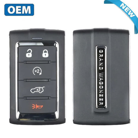 2024 Jeep Wagoneer / 5-Button Smart Key / PN: 68577131AA / 2BAHD-KFW1 (OEM) 2024 Jeep Wagoneer / 5-Button Smart Key / PN: 68577131AA / 2BAHD-KFW1 (OEM)