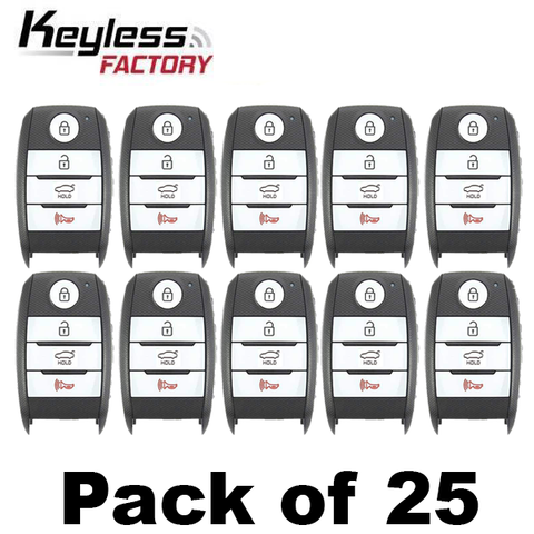 25 x 2016-2020 Kia Optima / 4-Button Smart Key / PN: 95440-D4000 / SY5JFFGE04 (AFTERMARKET) (Bundle of 25) 25 x 2016-2020 Kia Optima / 4-Button Smart Key / PN: 95440-D4000 / SY5JFFGE04 (AFTERMARKET) (Bundle of 25)