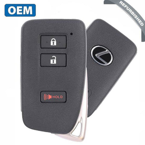 2020-2021 Lexus NX200T / NX300h / 3-Button Smart Key / PN: 89904-78G30 / HYQ14FLB (OEM Refurb) 2020-2021 Lexus NX200T / NX300h / 3-Button Smart Key / PN: 89904-78G30 / HYQ14FLB (OEM Refurb)