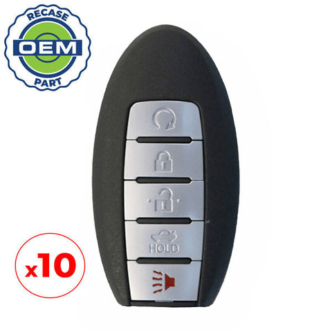 10 x 2013-2015 Nissan Maxima Altima / 5-Button Smart Key / PN: 285E3-3TP5A / KR5S180144014 (OEM Recase) 10 x 2013-2015 Nissan Maxima Altima / 5-Button Smart Key / PN: 285E3-3TP5A / KR5S180144014 (OEM Recase)