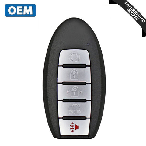2016-2018 Nissan / 5-Button Smart Key / PN: 285E3-4RA0B / KR5S180144014 / IC 204 (OEM Recase) 2016-2018 Nissan / 5-Button Smart Key / PN: 285E3-4RA0B / KR5S180144014 / IC 204 (OEM Recase)