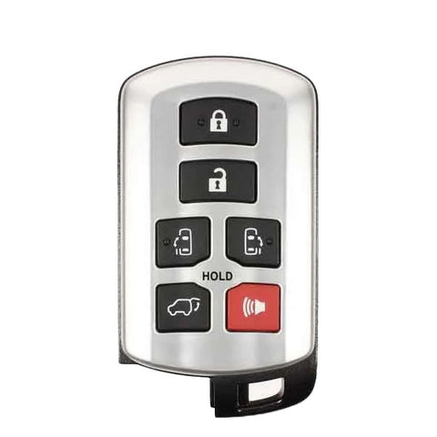 2011-2018 Toyota Sienna / 6-Button Smart Key / PN: 89904 08010 / HYQ14ADR (OEM Recase) 2011-2018 Toyota Sienna / 6-Button Smart Key / PN: 89904 08010 / HYQ14ADR (OEM Recase)