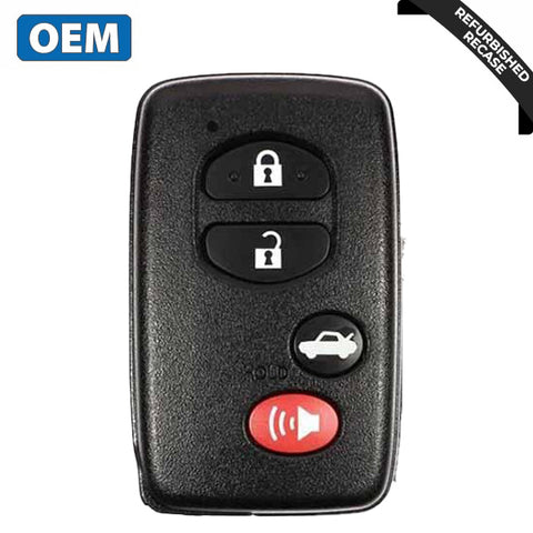 2007-2013 Toyota / 4-Button Smart Key / PN: 89904-06130 / HYQ14AAB-3370 (OEM Recase) 2007-2013 Toyota / 4-Button Smart Key / PN: 89904-06130 / HYQ14AAB-3370 (OEM Recase)