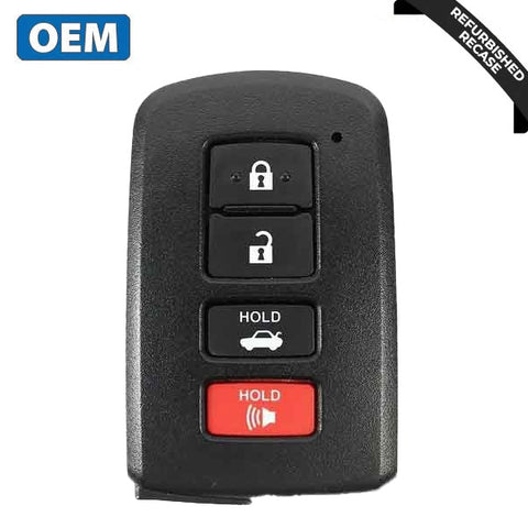 2012-2020 Toyota / 4-Button Smart Key / PN: 89904-06140 / HYQ14FBA-0020 (OEM Recase) 2012-2020 Toyota / 4-Button Smart Key / PN: 89904-06140 / HYQ14FBA-0020 (OEM Recase)