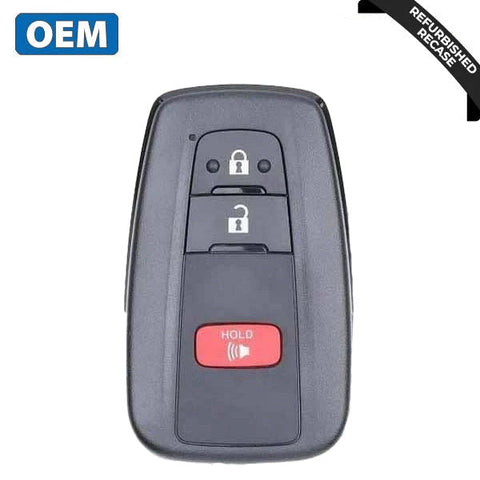 2016-2021 Toyota / 3-Button Smart Key / PN: 89904-47530 / HYQ14FBC (OEM Recase) 2016-2021 Toyota / 3-Button Smart Key / PN: 89904-47530 / HYQ14FBC (OEM Recase)