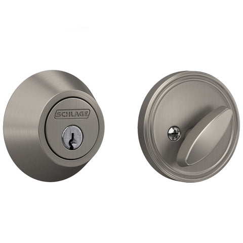 Schlage - JD60 - Single Cylinder Deadbolt Lock - 5-Pin - KD - C-Keyway - Satin Chrome - Grade 1 Schlage - JD60 - Single Cylinder Deadbolt Lock - 5-Pin - KD - C-Keyway - Satin Chrome - Grade 1
