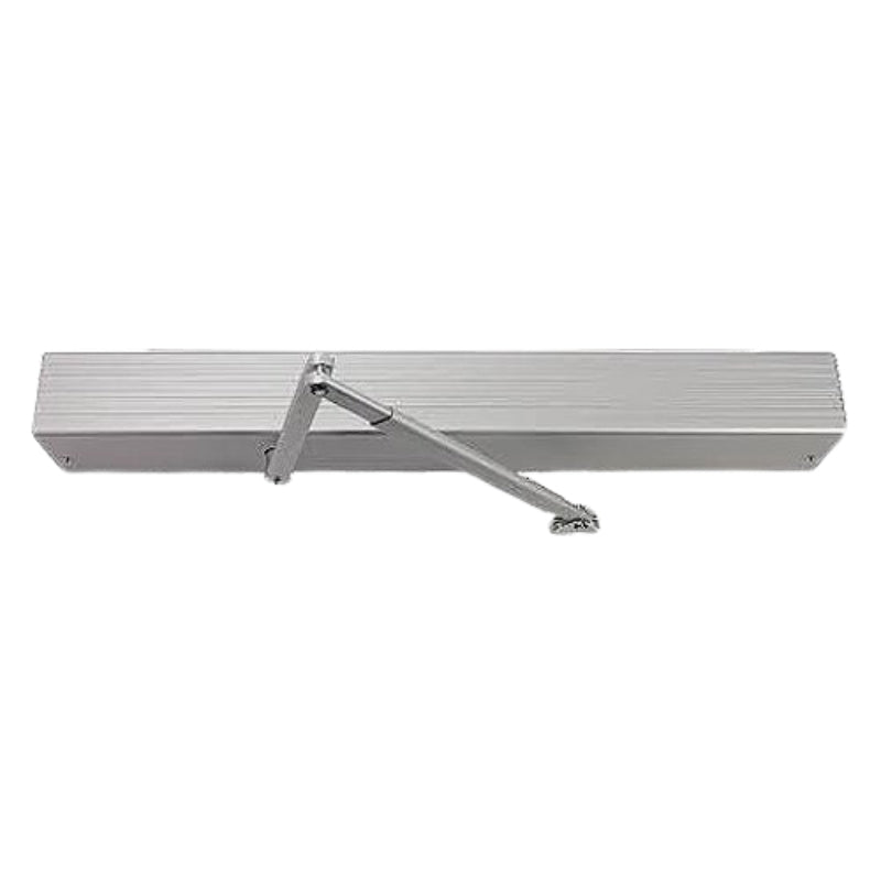 SDC - AUTO1V - AUTO Series Push Arm Assembly with Spindle - Dull Aluminum Finish SDC - AUTO1V - AUTO Series Push Arm Assembly with Spindle - Dull Aluminum Finish