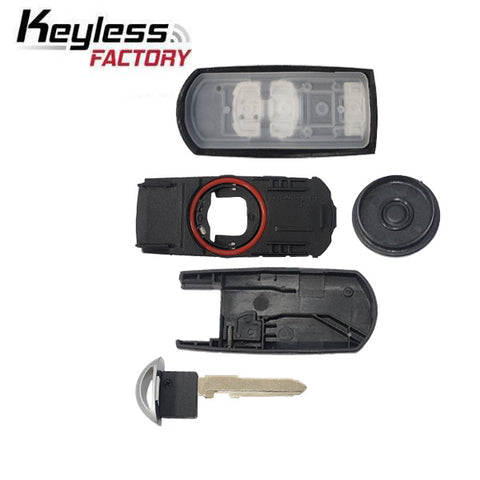 2010-2019 Mazda / 3-Button Smart Key SHELL / WAZSKE13D01 WAZSKE13D02 (AFTERMARKET) 2010-2019 Mazda / 3-Button Smart Key SHELL / WAZSKE13D01 WAZSKE13D02 (AFTERMARKET)