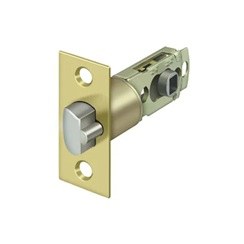 Deltana - Square Adjustable Latch Entry - 2-3/8" Backset - 1 3/8" - 2" Door Thickness - Lifetime Brass Deltana - Square Adjustable Latch Entry - 2-3/8" Backset - 1 3/8" - 2" Door Thickness - Lifetime Brass