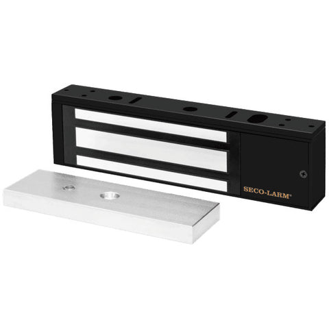 Seco-Larm - Single Door Maglock - 1200-lb Holding Force - UL Listed (Black) Seco-Larm - Single Door Maglock - 1200-lb Holding Force - UL Listed (Black)