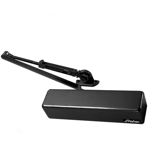 S.Parker - 900BC - Heavy Duty Spring Door Closer - Delayed Action - Adjustable 1-6 - Backcheck - Aluminum S.Parker - 900BC - Heavy Duty Spring Door Closer - Delayed Action - Adjustable 1-6 - Backcheck - Aluminum