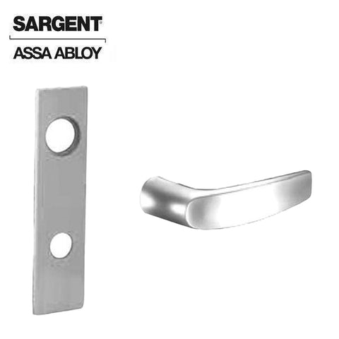Sargent - 8200 Series - Line Lever Mortise Locks - LW1 Escutcheon B Lever - Satin Chrome - Grade 1 Sargent - 8200 Series - Line Lever Mortise Locks - LW1 Escutcheon B Lever - Satin Chrome - Grade 1