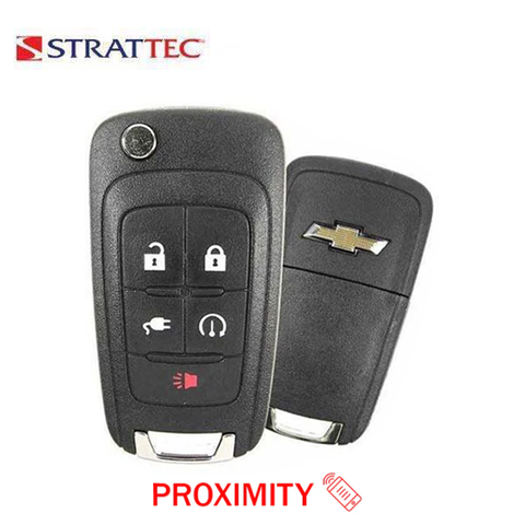 2011-2015 Chevrolet Volt / 5-Button Flip Key w/ Plug-In / PN: 5920157 / OHT05918179 / PEPS (Strattec) 2011-2015 Chevrolet Volt / 5-Button Flip Key w/ Plug-In / PN: 5920157 / OHT05918179 / PEPS (Strattec)