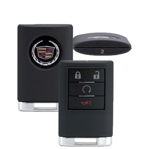 2007-2014 Cadillac Escalade / 4-Button Keyless Entry Remote / PN: 5923886 / OUC6000066 (Strattec) (Driver 2) 2007-2014 Cadillac Escalade / 4-Button Keyless Entry Remote / PN: 5923886 / OUC6000066 (Strattec) (Driver 2)