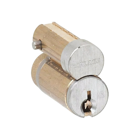 Close-up of Schlage 23-030-C123-626 interchangeable core for commercial locks Close-up of Schlage 23-030-C123-626 interchangeable core for commercial locks