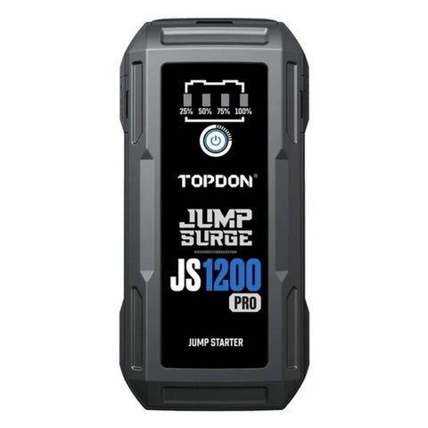 TOPDON - 1800 Peak Amp Battery Jumpstarter - Power Bank and Flashlight TOPDON - 1800 Peak Amp Battery Jumpstarter - Power Bank and Flashlight