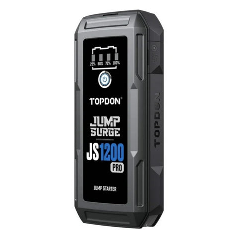 TOPDON - 1800 Peak Amp Battery Jumpstarter - Power Bank and Flashlight TOPDON - 1800 Peak Amp Battery Jumpstarter - Power Bank and Flashlight