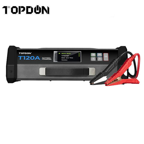 TOPDON - T120000 - 120A Stable Power Supply and 12V Battery Charger - 6.5 Ft. TOPDON - T120000 - 120A Stable Power Supply and 12V Battery Charger - 6.5 Ft.