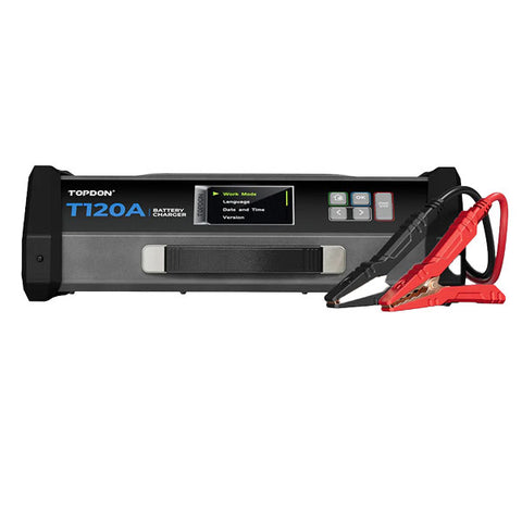 TOPDON - T120000 - 120A Stable Power Supply and 12V Battery Charger - 6.5 Ft. TOPDON - T120000 - 120A Stable Power Supply and 12V Battery Charger - 6.5 Ft.