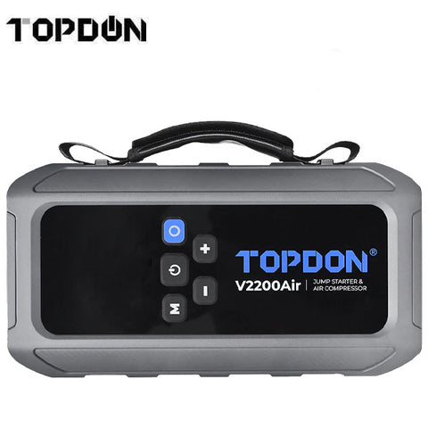 TOPDON - V2200AIR - 2-in-1 2200 Peak Amp Jump Starter & Tire Inflator TOPDON - V2200AIR - 2-in-1 2200 Peak Amp Jump Starter & Tire Inflator