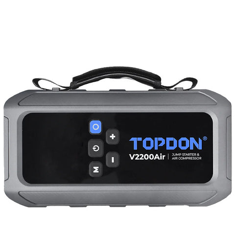 TOPDON - V2200AIR - 2-in-1 2200 Peak Amp Jump Starter & Tire Inflator TOPDON - V2200AIR - 2-in-1 2200 Peak Amp Jump Starter & Tire Inflator