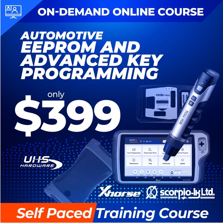 Recorded On Demand Training Automotive EEPROM and Advanced Key Progr