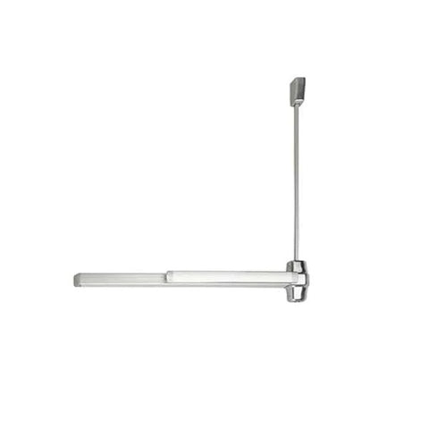 Von Duprin - 9927EO - Surface Mounted Vertical Rod Exit Device - Exit Only - Fire Rated - No Trim - Hex Key Dogging - Satin Chrome - Optional Rods - 3 Foot Von Duprin - 9927EO - Surface Mounted Vertical Rod Exit Device - Exit Only - Fire Rated - No Trim - Hex Key Dogging - Satin Chrome - Optional Rods - 3 Foot
