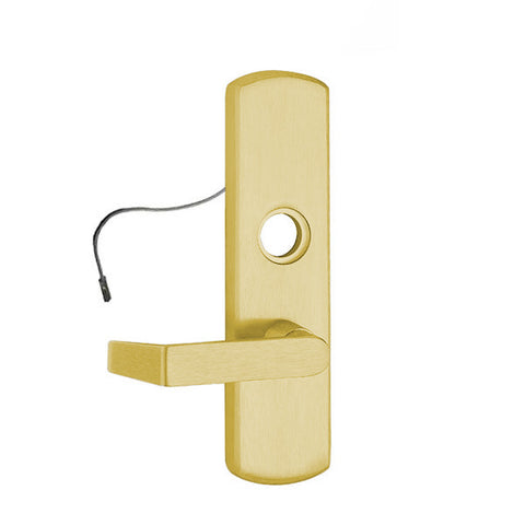 Von Duprin - E996L - 98/99 Series Exit Devices - Electrical Lever Trim - Mortise Prep - Bright Brass - Right Hand Reverse Von Duprin - E996L - 98/99 Series Exit Devices - Electrical Lever Trim - Mortise Prep - Bright Brass - Right Hand Reverse