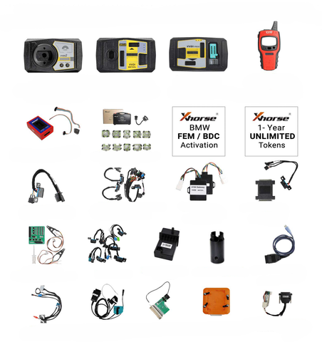 VVDI Complete Starter Pack Bundle w/ Authorizations, Emulators, Cables & Adapters (Xhorse) VVDI Complete Starter Pack Bundle w/ Authorizations, Emulators, Cables & Adapters (Xhorse)