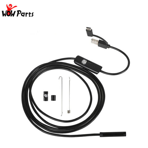 WOW Parts - USB Snake Inspection Camera - 6 Adjustable LEDs - 3.2 ft WOW Parts - USB Snake Inspection Camera - 6 Adjustable LEDs - 3.2 ft