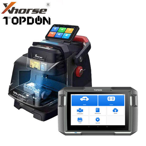 Xhorse / TOPDON - Complete Cut & Programming Bundle - Dolphin II XP-005L High Sec Portable Key Cutting Machine & T-Ninja Pro OBD Key Programmer (Bundle of 2) Xhorse / TOPDON - Complete Cut & Programming Bundle - Dolphin II XP-005L High Sec Portable Key Cutting Machine & T-Ninja Pro OBD Key Programmer (Bundle of 2)