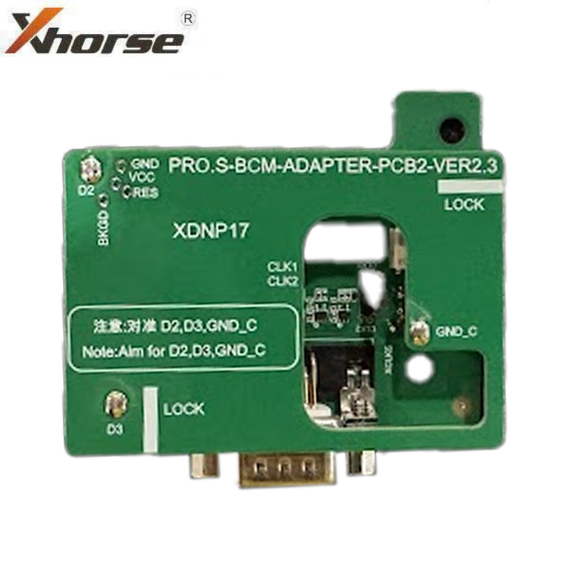 XDNP17GL - Solder-Free Porsche BCM Adapter for VVDI Mini PROG, Key