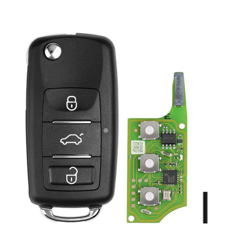 VW Style XEB510EN / 3-Button Universal Remote Key - Built-in XT27B Super Chip VW Style XEB510EN / 3-Button Universal Remote Key - Built-in XT27B Super Chip