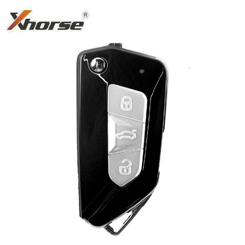 Xhorse - XKGA82EN - GA08 Style - 3-Button Universal Universal Remote Flip Key For VVDI Key Tools (Wired) (PRE-ORDER)