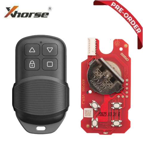 Xhorse - XKGHG3EN - 2nd Generation - 4-Button Universal Universal Remote Flip Key For VVDI Key Tools (Wired) Xhorse - XKGHG3EN - 2nd Generation - 4-Button Universal Universal Remote Flip Key For VVDI Key Tools (Wired)