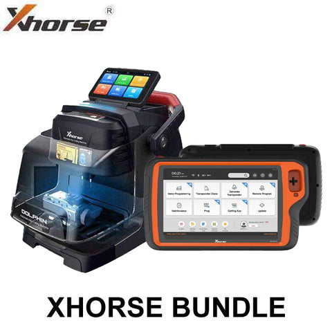 Xhorse - Complete Cut & Programming Bundle - Dolphin II XP-005L High Sec Portable Key Cutting Machine w/ Battery & VVDI Key Tool PLUS Tablet Xhorse - Complete Cut & Programming Bundle - Dolphin II XP-005L High Sec Portable Key Cutting Machine w/ Battery & VVDI Key Tool PLUS Tablet