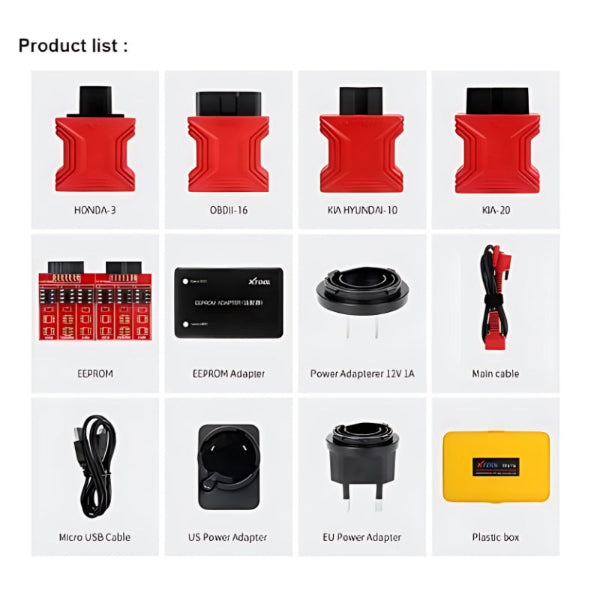 ACARTOOL X100-PRO2 packaging and box contents ACARTOOL X100-PRO2 packaging and box contents