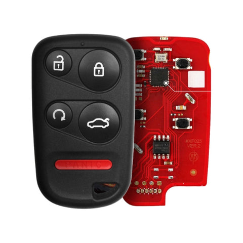 Xhorse XHS-XKHO23EN 5-button universal remote key front view Xhorse XHS-XKHO23EN 5-button universal remote key front view