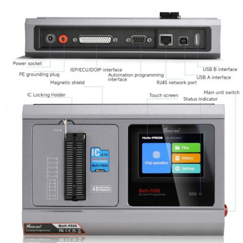 Xhorse - XDMPG0GL - VVDI Multi-Prog Programmer - Support ECU & TCU Read / Write / Clone Xhorse - XDMPG0GL - VVDI Multi-Prog Programmer - Support ECU & TCU Read / Write / Clone