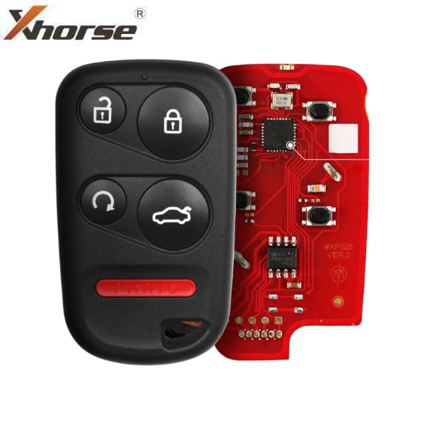 Xhorse XHS-XKHO23EN 5-button universal remote key front view Xhorse XHS-XKHO23EN 5-button universal remote key front view
